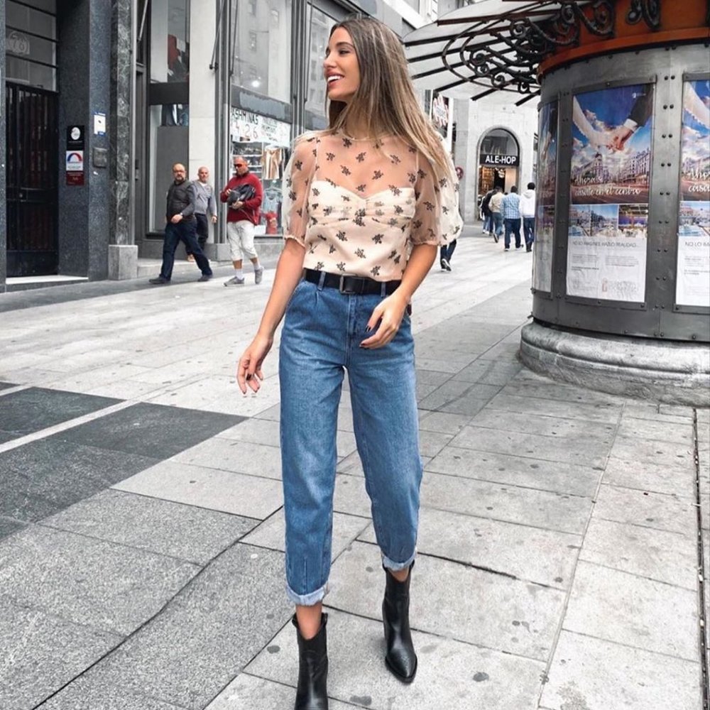 NWT Zara Organza Floral Top Blogger Fav
